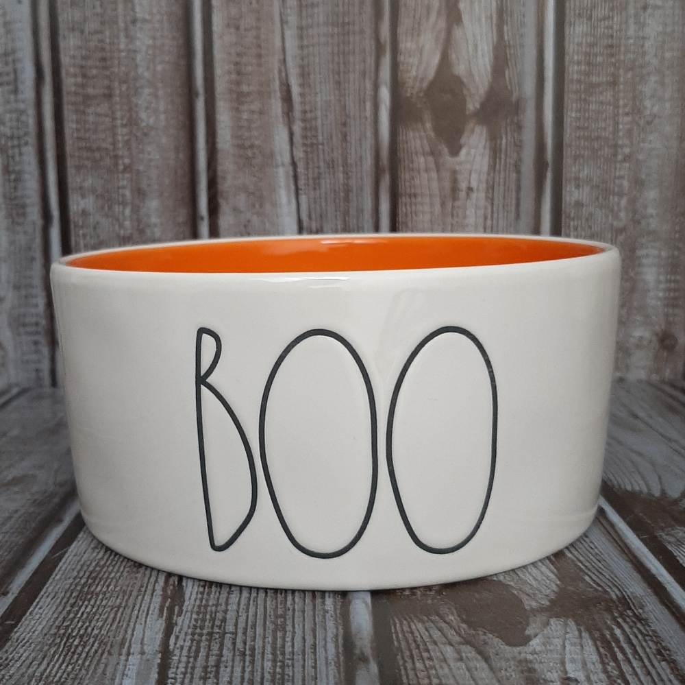 Rae Dunn Ceramic 6" BOO Bowl